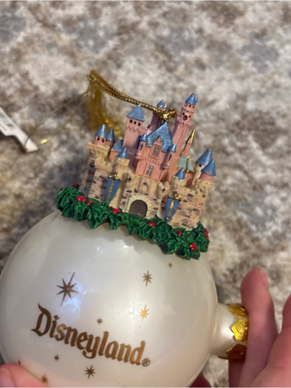 Disneyland Cinderella’s Castle Ornaments